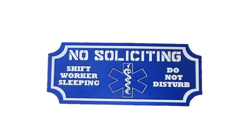 No Soliciting Sign - Functional outdoor signage